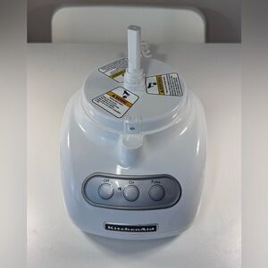 KitchenAid Food Processor White KFP715WH2 Motor Base Only w/ Manual. Tested.